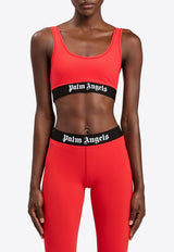 Palm Angels Classic Logo Sports Bra Red PWVO010S26FAB001_2510