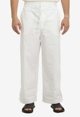Jacquemus Marin Wide-Leg Pants White PAM00574-AW00648-100