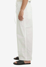 Jacquemus Marin Wide-Leg Pants White PAM00574-AW00648-100