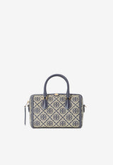 Tory Burch T Monogram Top Handle Bag Blue 181284--405