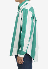 Jacquemus Camargue Striped Shirt Green SHM00605-AW00796-5LS
