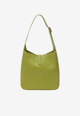 Saint Laurent Small Le 5 à 7 Textured Leather Shoulder Bag Lime 850533AAAUQ/S_YSL-3987