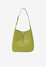 Saint Laurent Small Le 5 à 7 Textured Leather Shoulder Bag Lime 850533AAAUQ/S_YSL-3987