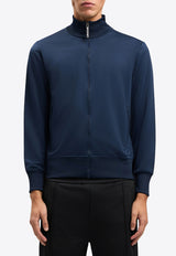 Palm Angels Back Curved Logo Track Jacket Navy PMBD089S26FAB001_4603