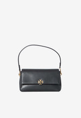 Tory Burch Small Charlie Leather Clutch Bag Black 180725--001