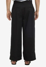 Jacquemus Marin Wide-Leg Pants Black PAM00574-AW00648-990