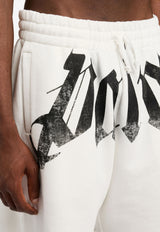 Palm Angels Big Waist Logo Shorts White PMCI02CS26FLE001_0310