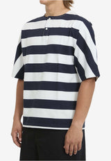 Jacquemus Marinière Stripe T-shirt Blue TSM00581A-J00045-3FR