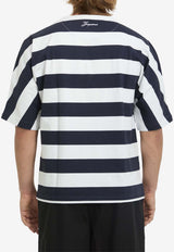 Jacquemus Marinière Stripe T-shirt Blue TSM00581A-J00045-3FR