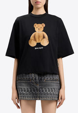 Palm Angels Teddy Bear Print Boxy T-shirt Black PWAA079S26JER006_1060