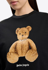 Palm Angels Teddy Bear Print Boxy T-shirt Black PWAA079S26JER006_1060