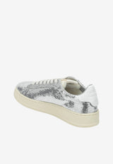 Autry Dallas Sparkling Sneakers in Sequins Silver ADLWTI05/R_AUTRY-TI05