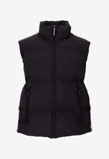 Palm Angels Classic Logo Track Down Vest Black PMED058S26FAB001_100A