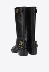 Chloé Dakota Grained Leather Knee-High Boots Black CH26A12EYR001_e1e79fe8-9c09-4be8-9880-1b6eaafe34e2