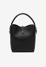 Saint Laurent Le 37 Grained Leather Bucket Bag Black 860942AAF20/S_YSL-1000