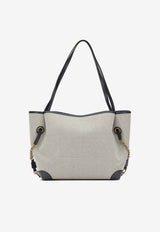 Chloé Large Clover Canvas and Leather Tote Bag Beige CH26AS655S6344C_8eee8579-9aff-43c8-810c-ac2a21abfafc