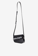 Palm Angels Classic Logo Crash Bag Black PWNN018S26LEA001_1003