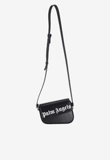 Palm Angels Classic Logo Crash Bag Black PWNN018S26LEA001_1003