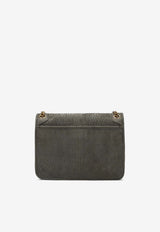 Saint Laurent Medium Niki Crossbody Bag in Suede Gray 633178AAEEL/S_YSL-1488