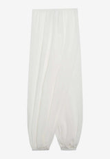 The Frankie Shop Mio Semi-Sheer Balloon Pants White PAFS21796PL/S_THE-000