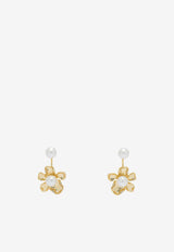 Self-Portrait Flower Pearl Drop Earrings Gold PF26-647E-GDGOLD_169f8be0-326f-49c9-b686-89e5427ab726