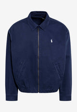 Polo Ralph Lauren Logo-Embroidered Zip-Up Jacket Navy 710961929003CO/T_POLOR-NN