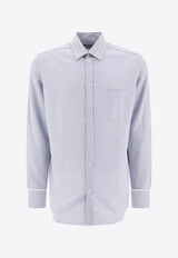 Golden Goose DB Alvise Striped Casual Shirt Light Blue GMP00246P00054880197_6aa7ea39-b82d-4327-b249-76f12b13a3de