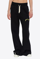 Palm Angels Curved Logo Track Pants Black PWCH029S26FLE003_1018