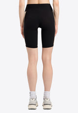 Palm Angels Classic Logo Track Cycling Shorts Black PWVH003S26FAB001_1003