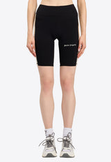 Palm Angels Classic Logo Track Cycling Shorts Black PWVH003S26FAB001_1003