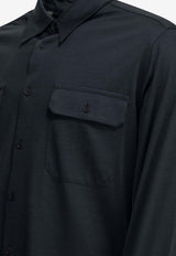 Tom Ford Military Casual Shirt Blue JBL027JMS026UCC_023762bc-96fe-4931-a875-5ea974aae0f2