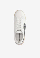 Palm Angels Palm Tennis Leather Low-Top Sneakers White PMIA111S26LEA002_0146