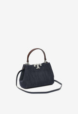 Tory Burch Mini Eleanor Denim Handbag Blue 182874426_8ff00b0b-5cd3-4841-937b-3ae6010ad53f