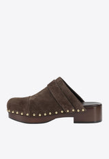 Chloé Jeannette Suede Wedge Clogs Brown CH26S12ZRY27Z_ff1077a7-5b1c-4c98-867b-873ca625484e