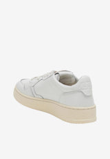 Autry Medalist Low-Top Sneakers in Leather White AULMLL15/S_AUTRY-LL15