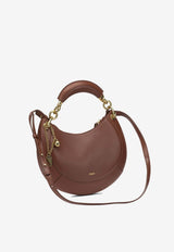 Chloé Small Banana Smooth Leather Handbag Brown CH26AS921S6026P_6ac500af-41a7-4454-9050-249ec5a0c7ac