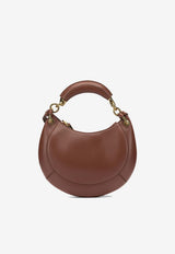 Chloé Small Banana Smooth Leather Handbag Brown CH26AS921S6026P_6ac500af-41a7-4454-9050-249ec5a0c7ac