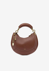 Chloé Small Banana Smooth Leather Handbag Brown CH26AS921S6026P_6ac500af-41a7-4454-9050-249ec5a0c7ac