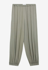The Frankie Shop Isola Balloon-Leg Pants Green PAFS21997VI/S_THE-430