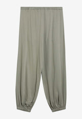 The Frankie Shop Isola Balloon-Leg Pants Green PAFS21997VI/S_THE-430