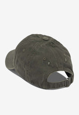 Golden Goose DB Journey Washed Baseball Cap Green GUP02837P00274560529_c4088613-baab-4fa6-b9df-a6b1b7db373b