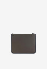 Logo Canvas Zipped Pouch
