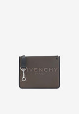 Logo Canvas Zipped Pouch