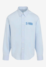 Brushstroke Logo French Shirt