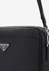Bandoliera Saffiano Leather Shoulder Bag