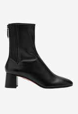 Aquazzura Saint Honore 50 Nappa Leather Ankle Boots Black SHOMIDB0NAP/T_AQUA-000
