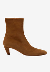 Aquazzura Sloan 40 Suede Ankle Boots Brown SLNMIDB0SUE/T_AQUA-CHT