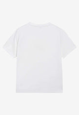 Loewe Embroidered Logo T-shirt White S359Y22XAVCO/T_LOEW-2100