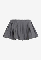 Gingham Check Mini Pleated Skirt