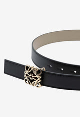 Loewe Anagram Reversible Leather Belt Black E821Z26X11LE/T_LOEW-0701